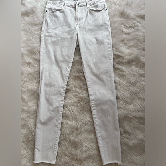 Frame Le High raw edge skinny jeans - Picture 2 of 4